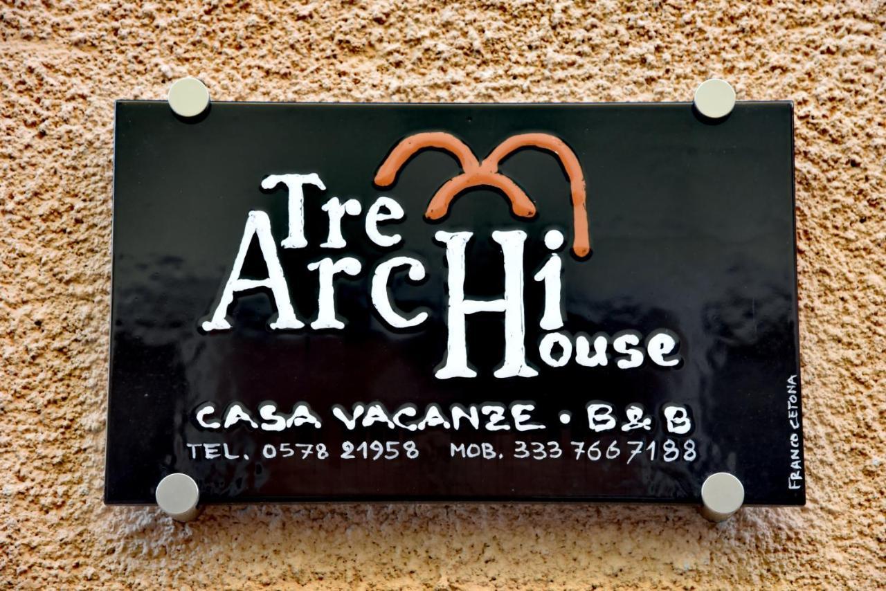 Вилла Tre Archi House Чиуси Экстерьер фото